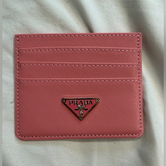 Pink Prada Card Case - Picture 1 of 3